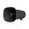 Ubiquiti AI Horn Speaker, Black,All-weather PoE 120 dB Horn Speaker With Advanced AI Alert Functionality&Versatile Wall, Corn