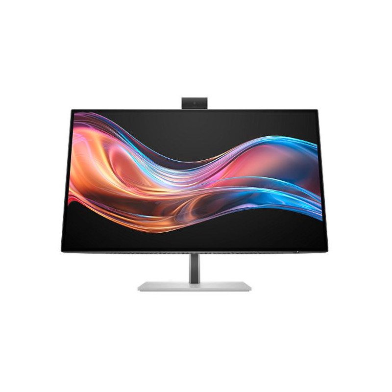 HP Series 7 Pro 727PM 27' 4K UHD Thunderbolt IPS Conferencing Monitor 3840x2160 16:9 5ms Height Adjust Tilt Swivel Pivot Webc