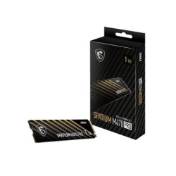 MSI SPATIUM M470 PRO PCIe 4.0 NVMe M.2 1TB SSD, Sequential Read up to 6000MB/s, Sequential Write up to 5000MB/s, 640 TBW, 5 Y