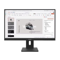 LENOVO ThinkVision E22-40 21.5-22' FHD IPS Monitor 1920x1080 100Hz 16:9 Anti-Glare Height Adjustable Tilt Swivel Pivot VGA DP