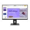 LENOVO ThinkVision E27Q-40 27' 100Hz QHD IPS Monitor 2K 2560x1440 16:9 4ms Tilt Swivel Pivot Height Adjust 2xHDMI DP VESA 3yr