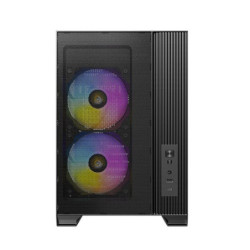 Antec Flux M Micro ATX/ITX, TG side, 5 slots, 2x3.5',2x2.5', 6x120mm fans incl ARGB, 360mm rad, GPU≤405mm, CPU≤175mm, USB