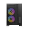 Antec Flux M Micro ATX/ITX, TG side, 5 slots, 2x3.5',2x2.5', 6x120mm fans incl ARGB, 360mm rad, GPU≤405mm, CPU≤175mm, USB