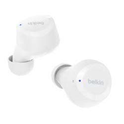 Belkin SoundForm Bolt 2 Wireless Earbuds - White (AUC009fqWHV2), 28 Hours, LightWeight, Multipoint Technology, IPX4 rated, 2 