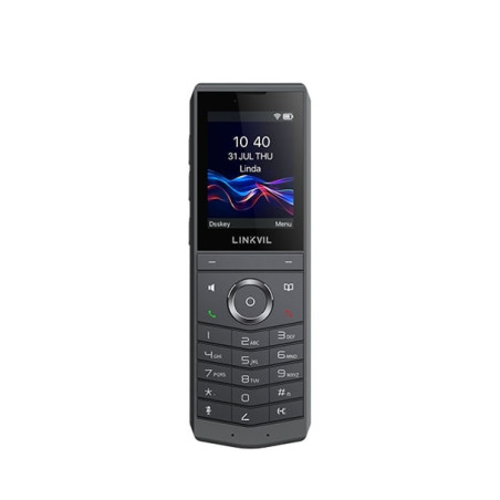 Fanvil W620W Portable Wi-Fi Phone, 2.4-inch HD LCD Screen,Video Preview, Programmable Keys,Type-C Port, Built-in Dual-band Wi