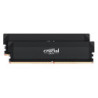Crucial Pro 32GB (2x16GB) DDR5 UDIMM 6400MHz CL32 Black Heat Spreader Overclocking Support Intel XMP AMD Ryzen Desktop PC Gam