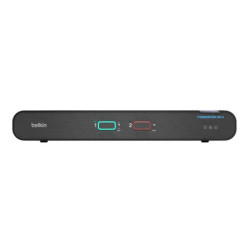 Belkin Universal 2nd Gen Secure KVM Switch, 2-Port Dual Head w/CAC - Belkin (F1DN202KVM-HA-4)