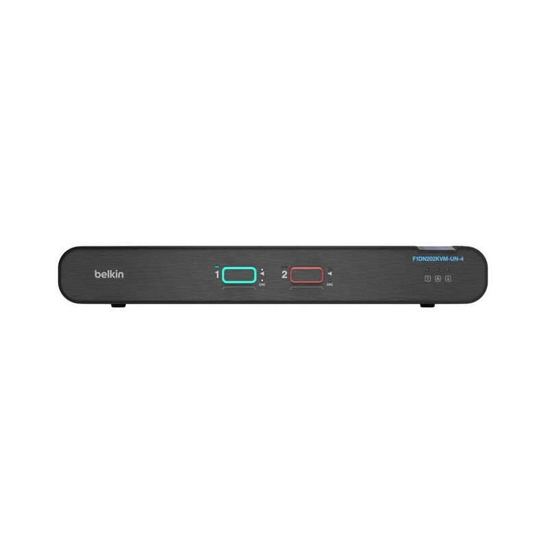 Belkin Universal 2nd Gen Secure KVM Switch, 2-Port Dual Head w/CAC - Belkin (F1DN202KVM-HA-4)