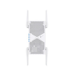 TP-Link RE405BE BE6500 Dual-Band Wi-Fi 7 Range Extender with BE6500 speeds, MLO, 160MHz, 4× antennas, EasyMesh, and 2.5G Eth