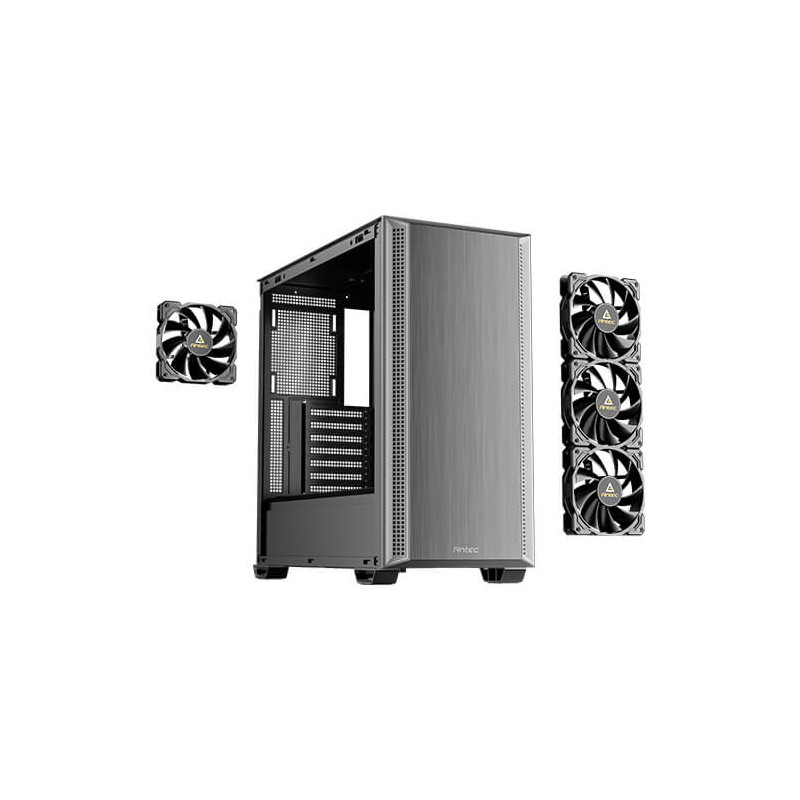 Antec P7 S 478 x 222 x 465 mm ATX/M-ATX/ITX, Steel   Plastic, USB-C 3.2, 4×120mm PWM fans, 360mm radiator, GPU 405mm, PSU 27