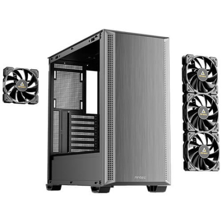 Antec P7 S 478 x 222 x 465 mm ATX/M-ATX/ITX, Steel   Plastic, USB-C 3.2, 4×120mm PWM fans, 360mm radiator, GPU 405mm, PSU 27