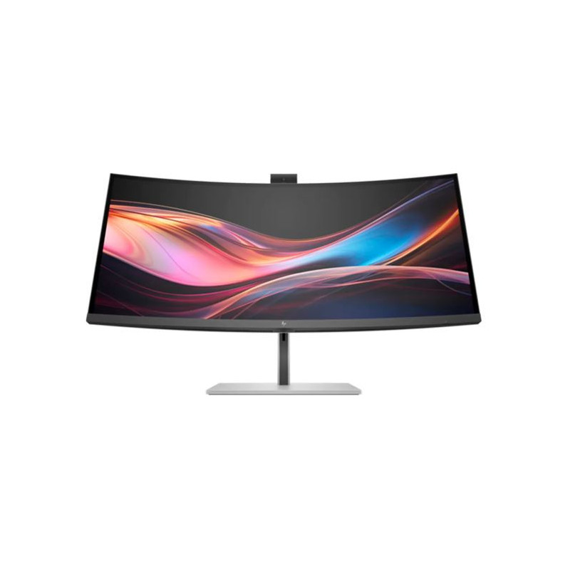 HP Series 7 Pro 734PM 34' Curved 3K WQHD Thunderbolt IPS Conferencing Monitor 3440x1440 21:9 5ms Height Adjust Tilt Swivel Pi