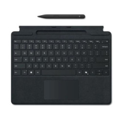 Microsoft Surface Pro 8/9/X/10/11 Business Signature Mechanical & Backlit Key Large Type cover Keyboard Black with Slim Pen