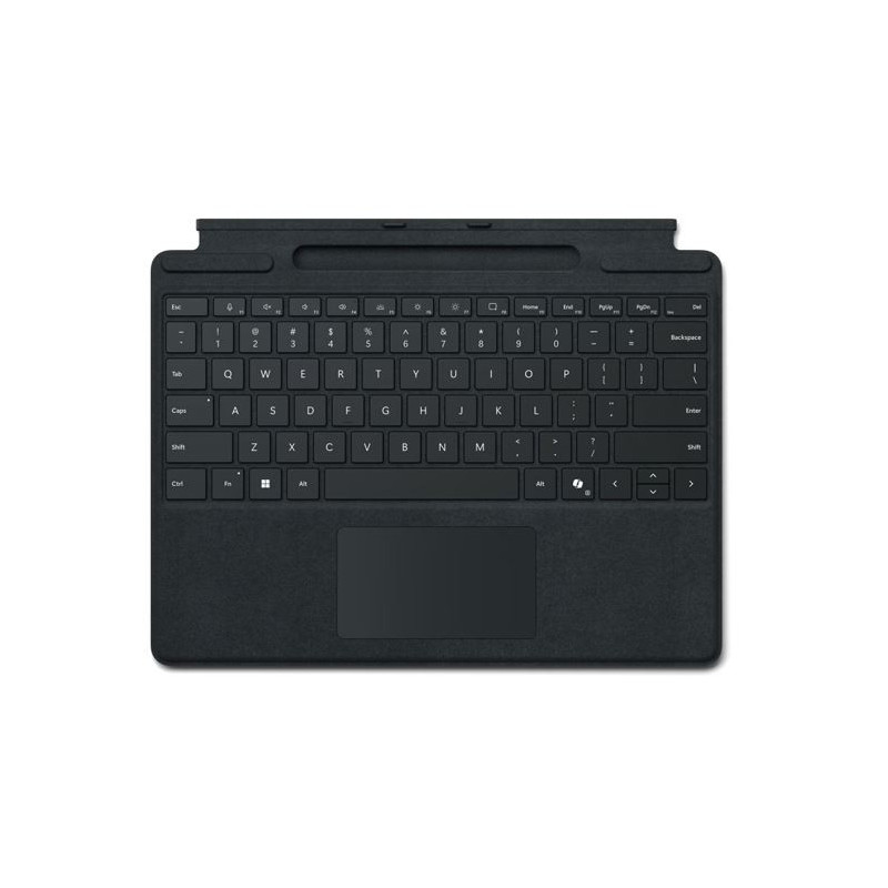 Microsoft Surface Pro Signature Keyboard Black Microsoft Cover port compatible Pro 11 Pro 10 Surface Pro 9 Surface Pro 8 Surf
