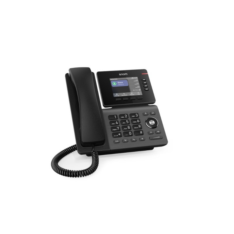 SNOM D810W IP Phone, 3.3' Colour Display, 12 SIP Accounts, HD Audio, Wi-Fi, USB & PoE, Linux