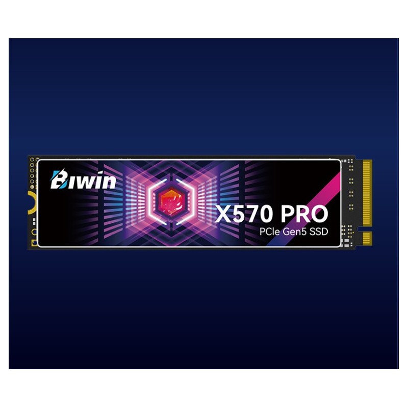 BIWIN Black Opal 8TB X570 PRO PCIe Gen5×4, NVMe 2280 Up to 14000/13000 MB/s BX570DN08TB-RGX - 5 Year Warranty