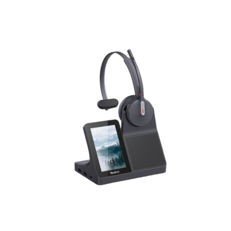 Yealink WH64 Mono Workstation, Yealink WH64 Workstation is an industry-leading DECT wireless headset with dual/single-ear opt