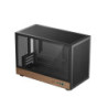 DeepCool CH260 Wood High Airflow Compact Micro-ATX Wood Grain Case.USB3.0×2、Gen2 Type-C x1、Audio/Mic×1