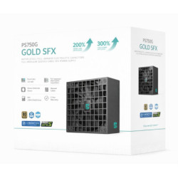 DeepCool PS750G 750W Gamer Storm SFX ,Full Japanese Electrolytic Capacitors, Cybenetics Platinum /PPLP Gold, Fluid Dynamic Be