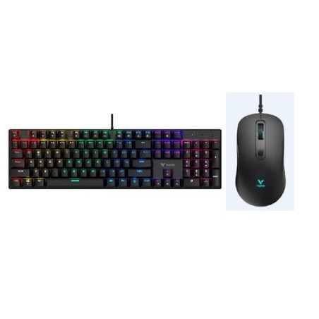 RAPOO V128S Backlit Mechanical Gaming Keyboard & Optical Gaming Mouse