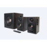 Edifier S355DB Tri-amped 2.1 speaker with high-fidelity sound and  versatile connectivity -WALNUT