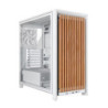 Corsair FRAME 4000D WOOD RS Modular Mid-Tower PC Case - White/Oak, E-ATX ATX mATX ITX, TG wood, 430mm GPU, 170mm CPU, 360mm r