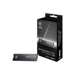 MSI SPATIUM M571 DLP PCIe 5.0 NVMe M.2 2TB, M.2 2280, PCIe Gen5x4 NVMe 2.0, R14500/W11000MB/s, 2500K/2600K IOPS, 1400TBW, 5yr