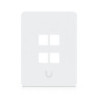 Ubiquiti Universal Paintable Keystone Wall Plate, 4-Pack, Universal Keystone Wall Plate, Paintable Cover For Clean, Customiza