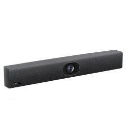 Yealink UVC40-E2 all-in-one USB video bar, for small/huddle rooms, 4K ultra-HD, AI-powered, integrated 8-microphone, plug-and