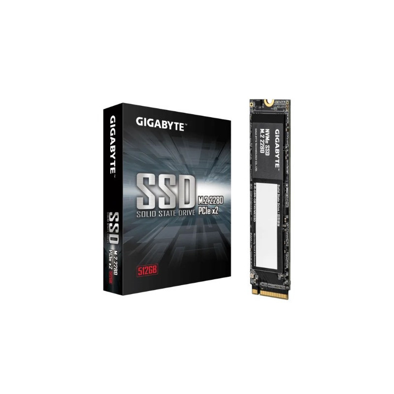 GIGABYTE Gen3 512GB NVMe PCIe 3.0 x4 M.2 2280 SSD, 1900MB/s Read, 1200MB/s Write, 1.5M Hours MTBF, 3-Year Warranty
