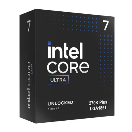 Intel Core Ultra 7 processor 270K Plus LGA1851 (36M Cache, up to 5.50 GHz)(15th Gen), Integrated Graphics  Please note: No CP