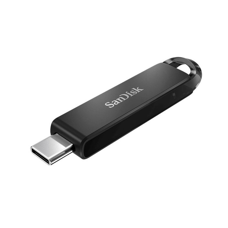 SanDisk Ultra USB Type-C Flash Drive, CZ460 64GB, USB Type C 3.1, Black, Super-thin Retractable, 5Y