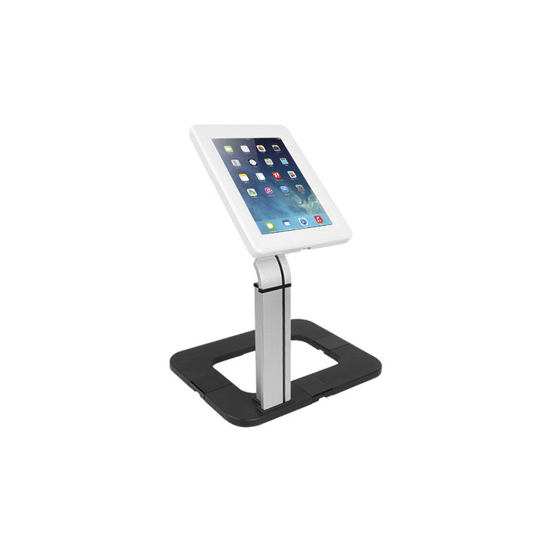 Brateck Anti-theft Countertop Tablet Kiosk Stand with Aluminum Base Fit Screen Size  9.7'-10.1' 368x277x481mm Anti-theft Lock