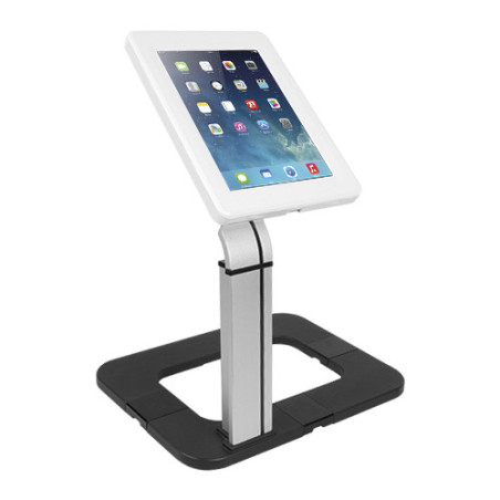 Brateck Anti-theft Countertop Tablet Kiosk Stand with Aluminum Base Fit Screen Size  9.7'-10.1' 368x277x481mm Anti-theft Lock