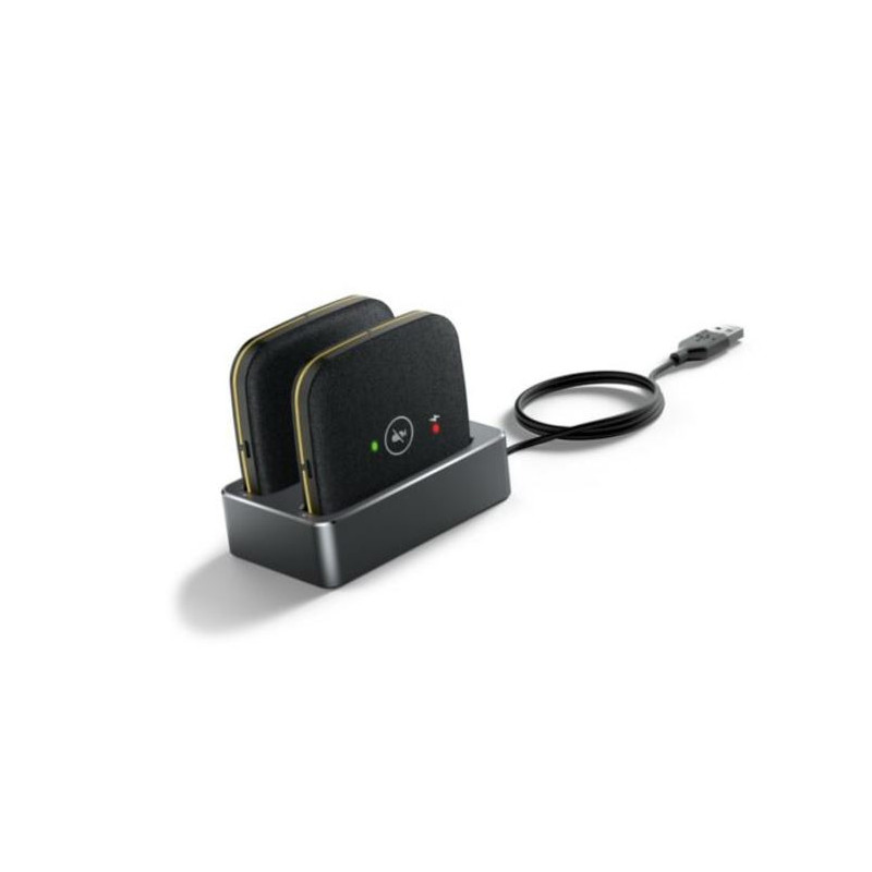 Yealink CPW65 2x Wireless DECT Microphones, includes 2x CPW65, Charging cradle and 40cm USB Cable, Suitable for CP965 Only
