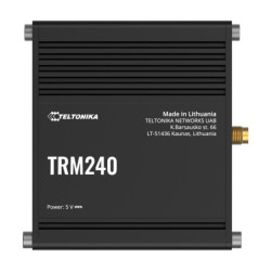 Teltonika TRM240 Industrial Cellular Modem, 4G/LTE (Cat 1), USB LTE Cat 1 Modem with a Rugged Housing and External Antenna Co