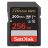 SanDisk 256GB Extreme PRO Memory Card 200MB/s Full HD & 4K UHD Class 30 Speed Shock Proof Temperature Proof Water Proof X-ray