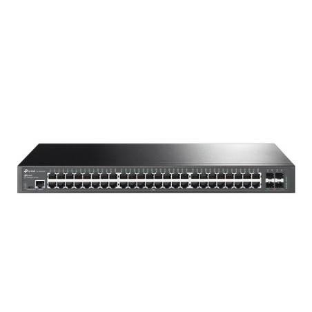 TP-Link SG3452X Omada 48-Port Gigabit L2  Managed Switch with 4 10GE SFP  Slots, Integration with Omada SDN Controller, Stati
