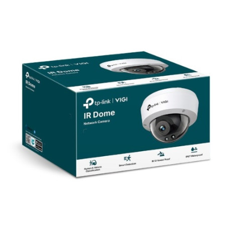 TP-Link VIGI 4MP C240I(2.8mm) IR Dome Network Camera, 4mm Lens, Smart Detection, 3YW