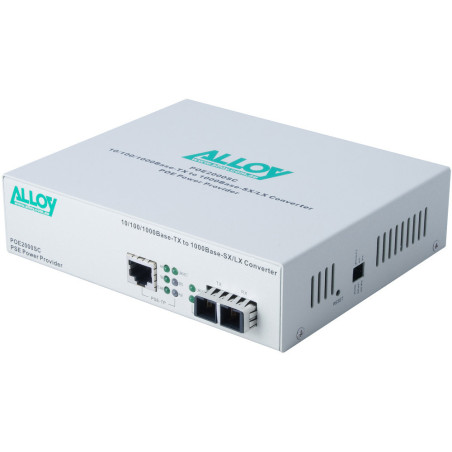 Alloy POE3000SFP 10/100/1000Base-T PoE  RJ-45 to SFP Converter.