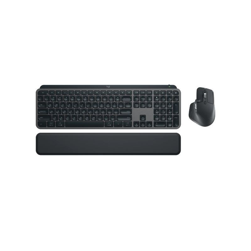 Logitech MX KEYS S COMBO Performance Combo: MX Master 3S, MX Keys S & MX Palm Rest 8000 DPI (Graphite)