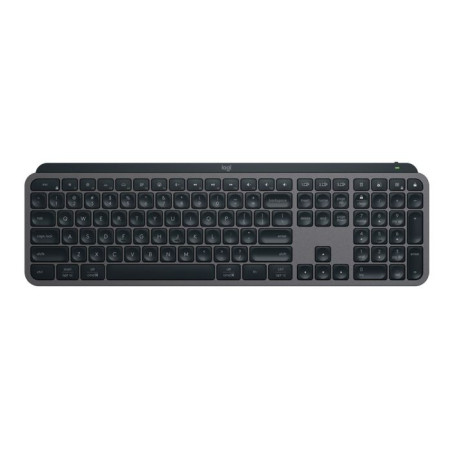 Logitech MX KEYS S Wireless ILLUMINATED Keyboard/ Rechargeable Li-Po (1500 mAh) battery Graphite  1-Year Limited Hardware War