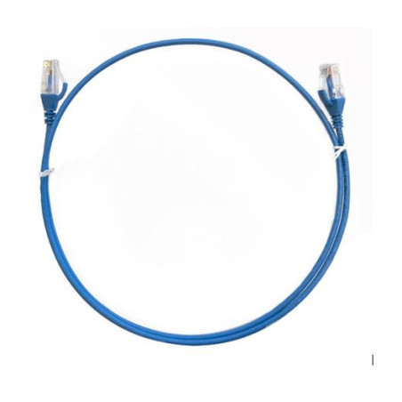 8ware CAT6 Thin Cable 1.5m / 150cm - Blue Color Premium RJ45 Ethernet Network LAN UTP Patch Cord 26AWG for Data