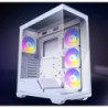 Antec C3 ARGB White ATX, 270 Degrees View, 4x ARGB PWM Fans control, USB-C, 36CM top, 24cm Front. Cable Management, GPU 41.5 