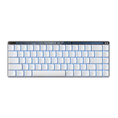 ASUS ROG Falchion RX Blue Low Profile Wireless Gaming Keyboard, Tri-mode Connection, ROG Omni Receiver, Intuitive control
