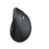 RAPOO EV250 Ergonomic Vertical Wireless Mouse 6 Buttons 800/1200/1600 DPI Optical Silent Click Mice - Black (Renamed from MV2