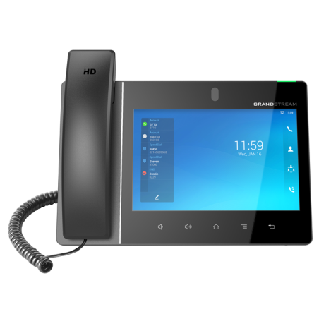 Grandstream GXV3480 16 Line Android IP Phone, 16 SIP Accounts, 1280 x 800 Colour Touch Screen, 2MB Camera, Built In Bluetooth