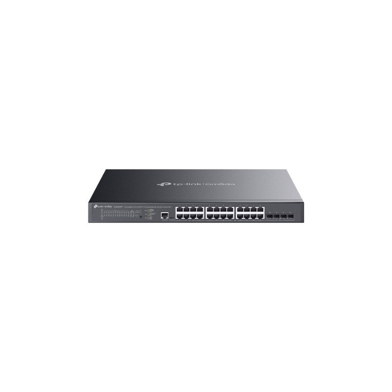 TP-Link SG3428XMPP Omada 24-Port Gigabit and 4-Port 10GE SFP  L2  Managed Switch with 16-Port PoE  & 8-Port PoE  