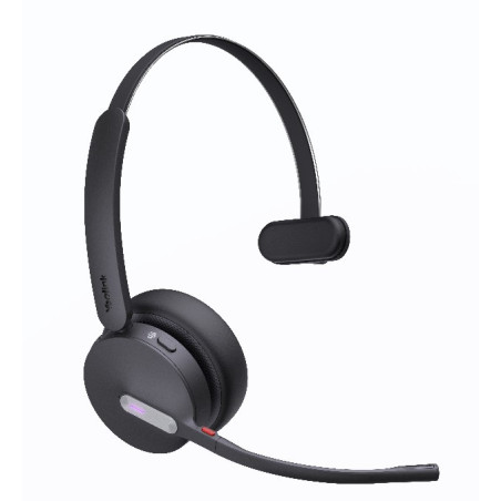 Yealink WH64 Hybrid Mono Teams DECT Wireless Headset, DECT & Bluetooth Hybrid Wireless Technology, 3-Mic Noise Cancellation, 