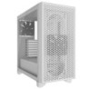 Corsair 3000D AIRFLOW Mid-Tower PC Case - White, Tempered Glass, ATX, 360mm GPU, 170mm CPU, 360mm radiator, 7 slots, USB 3.2,